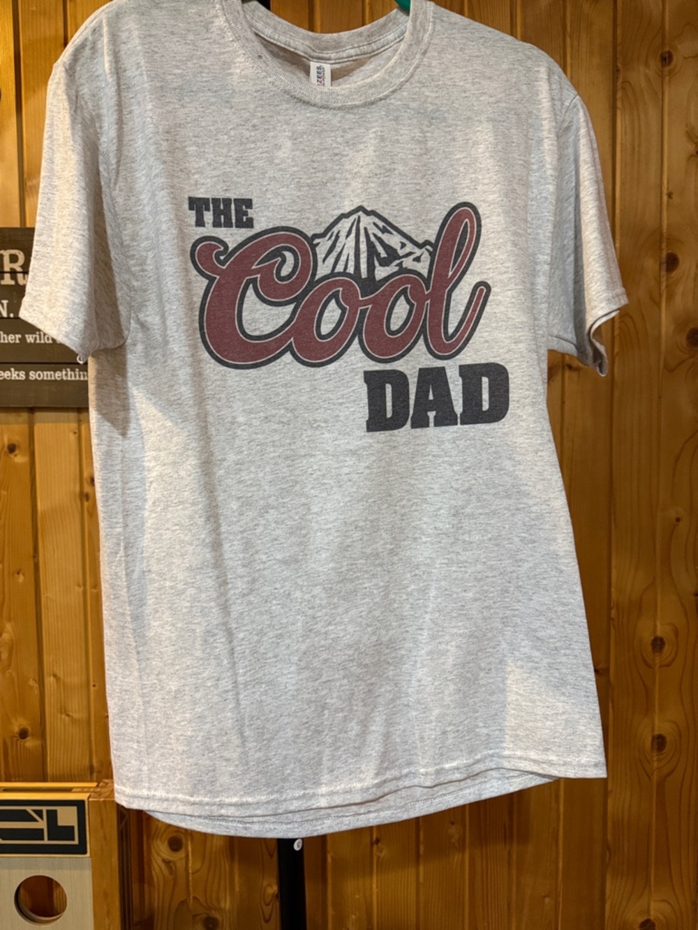 Jerzees Light Gray "The Cool Dad" Graphic Tee
